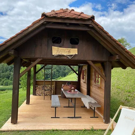 Wooden Hut At Tourist Farm Artisek Farm stay Store