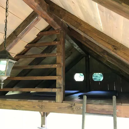 Wooden Hut At Tourist Farm Artisek